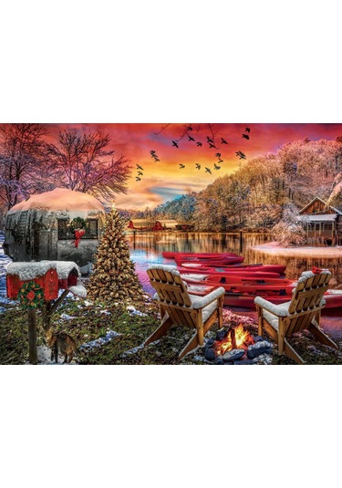 Art Puzzle 2000 Parça Trailer Camp Puzzle