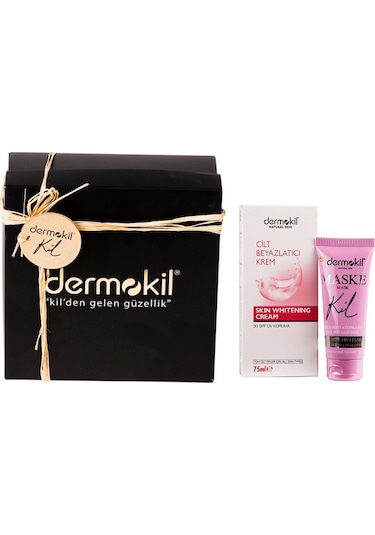Dermokil Leke Karşıtı Aydınlatıcı Kil Maskesi 75 ML + Cilt Beyazlatıcı Krem 75 ML
