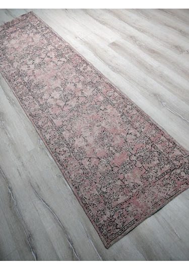 Türkmen Halı Vintage Mood 3201A Pudra 80X300 Cm Kilim