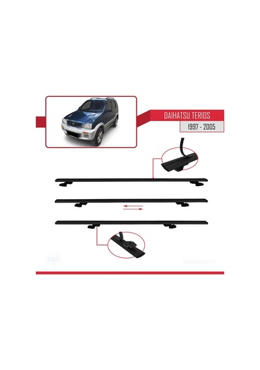 Daihatsu Terios J100 1997-2005 Arası İle Uyumlu Basıc Model Ara