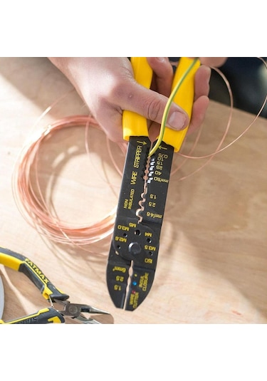 Stanley Stht0-75414 Kablo Sıyırma Kesme Yüssük Sıkma Pensesi 220