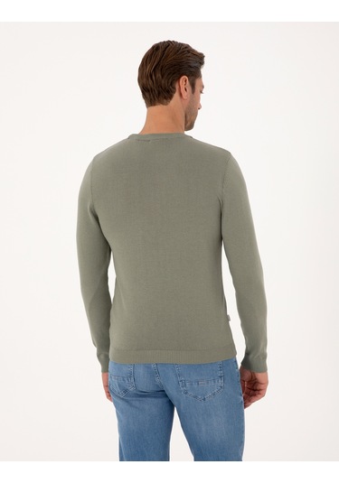 Pierre Cardin Erkek Açık Yeşil Kazak /triko 50314192-vr255 Açık Yeşil