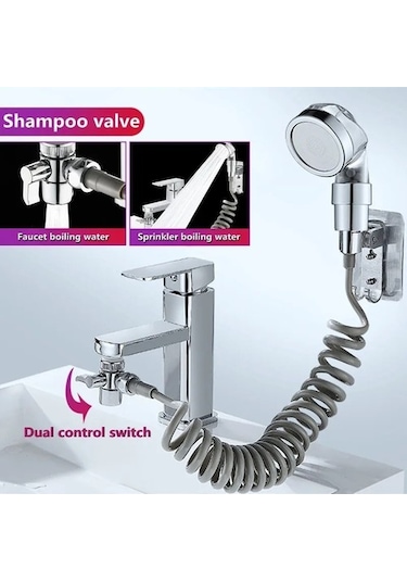 Joyhub Mingjin Shop2 Saç Duş Takımı-a Tarzı Ccc Harici Duş Başlığı Yıkama Saç Duş Başlığı Ev Havzası Musluk Harici Duş Başlığı Banyo El Yıkama Saç Artefakt 0zd2wo Beyaz