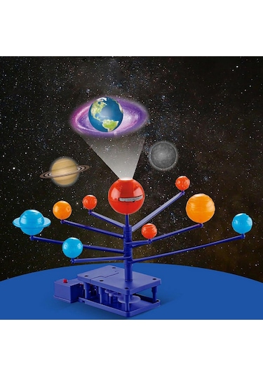 Güneş Sistemi Modeli Elektronik Projeksiyon Özellikli Öğrenci Modeli Demonte