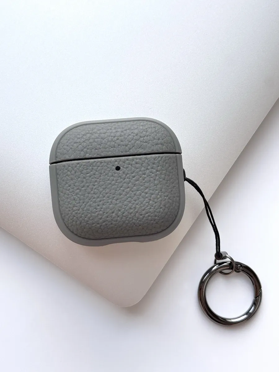 Life Tech. Airpods 4 İçin Koruyucu Kılıf, Karabinalı Kılıf 396521368 Gri