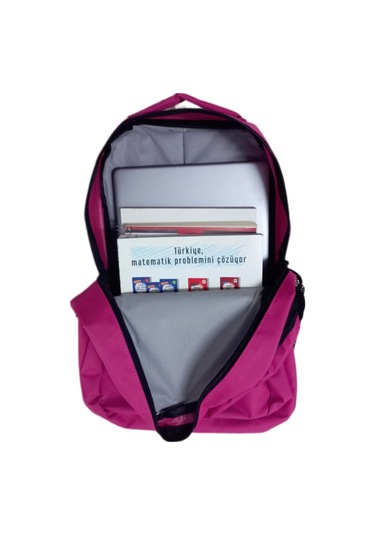 Unisex Mor Ramex Sırt Çantası Büyük Boy Seyahat Okul Çantası Su Itici Mor