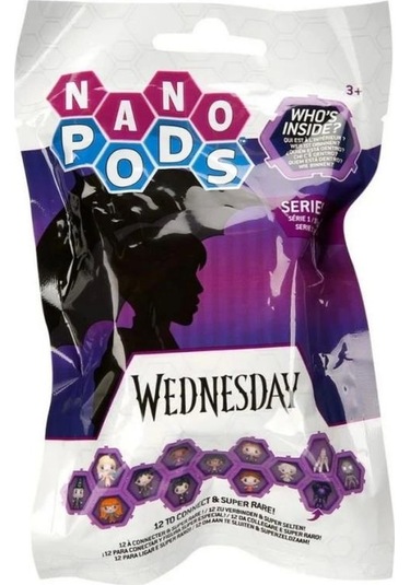 Nano Pods Blind Bag Sürpriz Figür Wednesday Lisanslı Ürün Wednesday