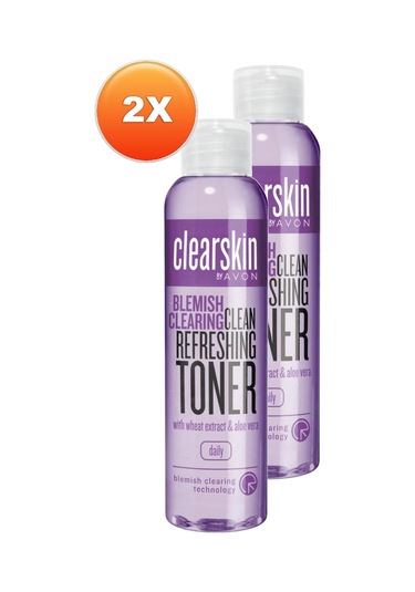 Avon Akneye Meyilli Ciltler İçin Tazeleyici Tonik 2 x 100 ML