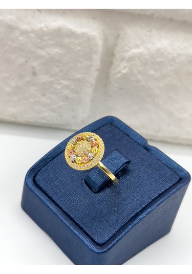 Üç Renkli Dorika Kadın Gümüş Set Takımı - Kolye Seti Gümüş