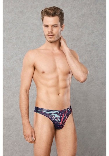 DOREANSE Erkek Zebra Desen String 1406