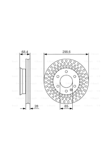 Mercedes Sprinter 515 Cdı 2.1 2006-2023 Bosch Ön Disk 2 Adet