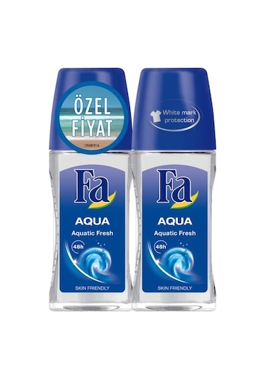 Fa Aqua Roll-On Deodorant 2 x 50 ML