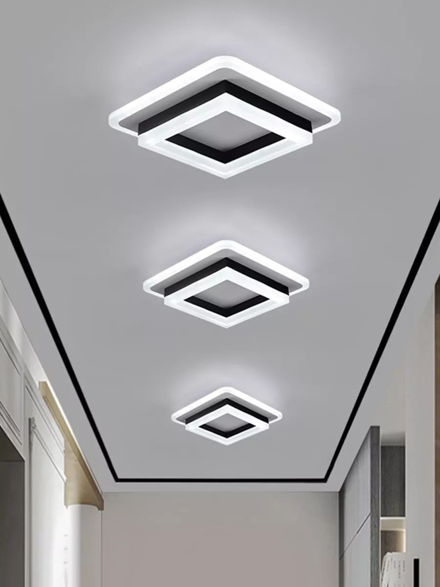 Febinez Led Tavan Lambası, Kare 237476510 Bej