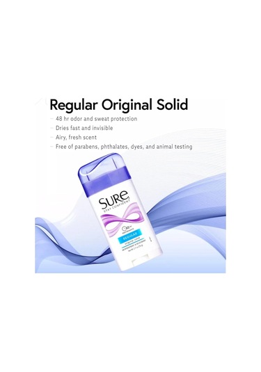 Sure Regular Solıd Orgınal Anti-perspirant Kokusuz Deodorant 76 G