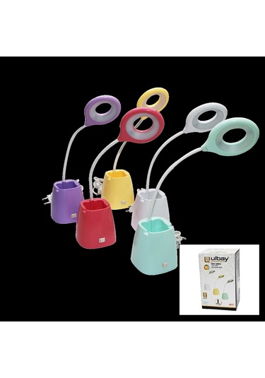 Ledli Kalemlikli Masa Lambası 5365 Çok Renkli