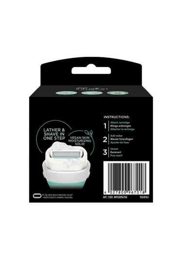 Wilkinson Sword Intuition Sensitive Care Kendinden Sabunlu Kadın Tıraş Bıçağı Kartuşu 4 Bıçaklı 6 Yedek Kartuş
