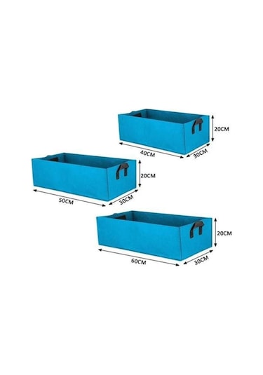 Yeşil Kumaş Yükseltilmiş Bahçe Yatağı Kare Keçe Bahçe Çiçek Yetiştirme Çantası Sebze Bit Dikme Çantası Ekici Pot Saksılar 55796873