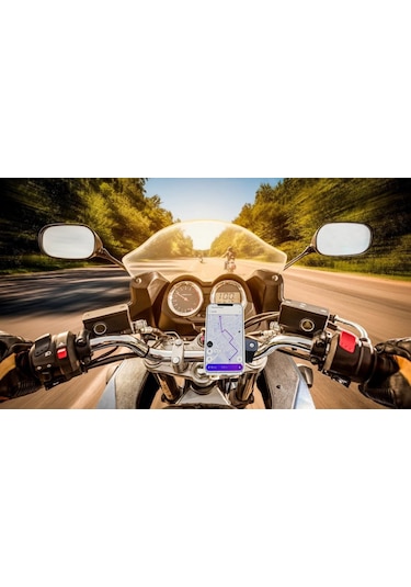 Knmaster Tt-710 Tüm Motosikletlere Uyumlu Telefon Tutucu