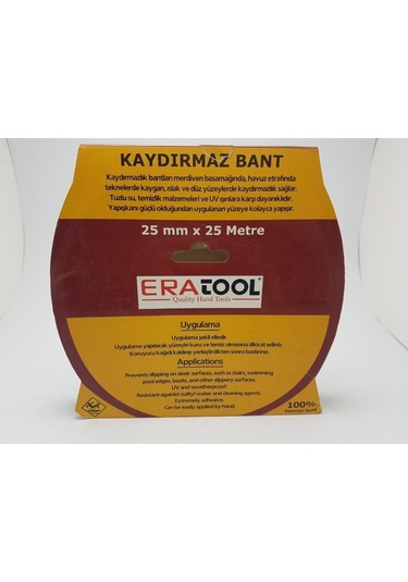 Enka Kaydırmaz Bant Beyaz 25 Metre 25 Mm Siyah