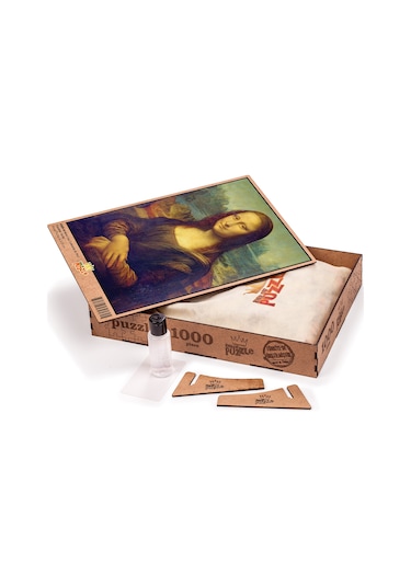 King Of Puzzle Mona Lisa - Leonardo Da Vinci Ahşap Puzzle 1000