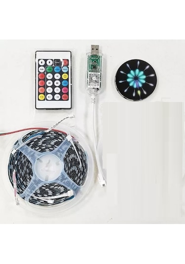 Çap Kayar Animasyonlu RGB Yıldız Led Işık 115 CM  5V USB