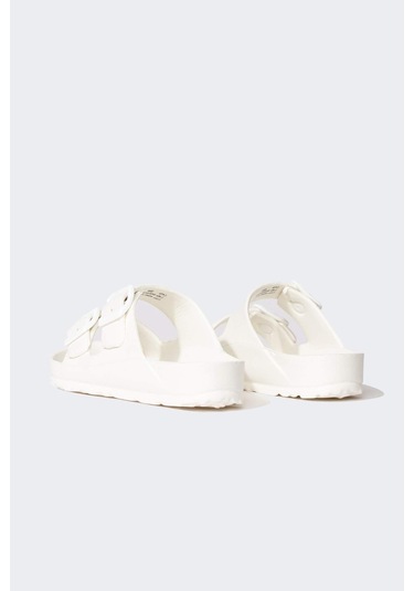 DeFacto Kız Çocuk Düz Taban Eva Terlik T4067A624SMWT41 Beyaz