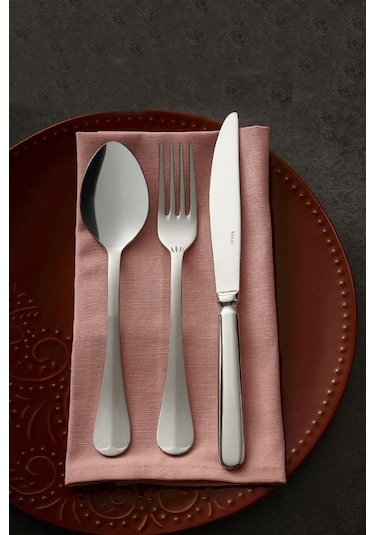 Hisar Baget 12 Adet Yemek Çatalı 35402 - Gri