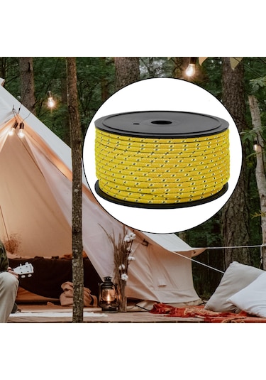 Suntek Kamp Çadırı Halat Gölgelik Barınak Hayatta Sarı Sarı