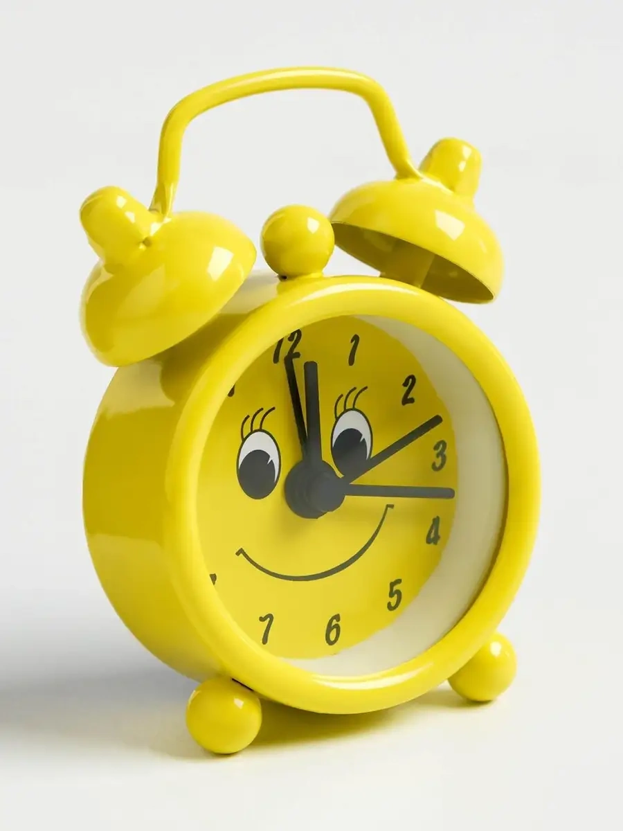 Simalend Masa Saati Çocuklar İçin Alarm Saatleri Pille Çalışır 17305031 Gri