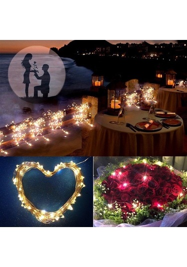 Novahub Mavi Güneş Dize Işıklar, 5m50leds, 8 Modlu Peri Işıklar, Bakır Tel, Noel Dekor, Düğün, Ev, Parti, Bahçe İçin Mavi