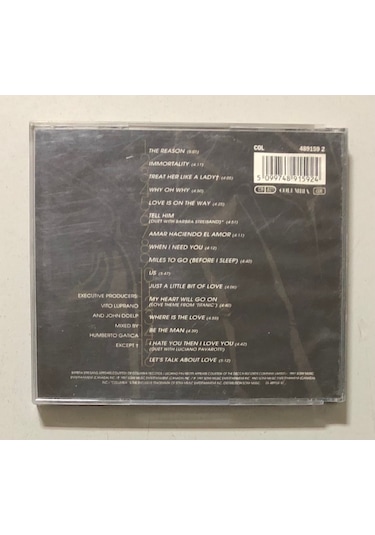 Celine Dion Lets Talk About Love Cd Orjinal Dönem Baskı