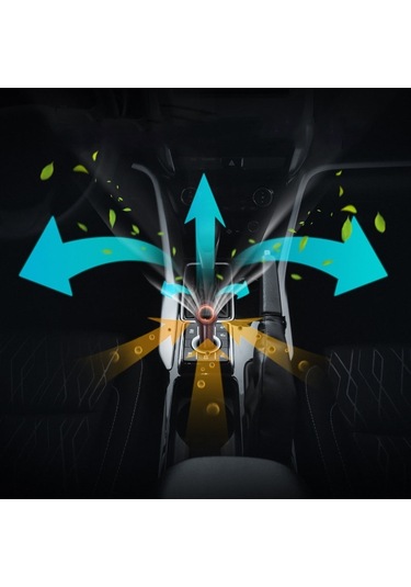 Sones Ep501 Usb Mini Araba Sökme İkinci El Duman Pm2.5 Negatif İyon Hava Temizleme Cihazı