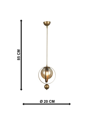 Begüsa Jüpiter Tekli Avize Eskitme Bal Cam Eskitme - Bal