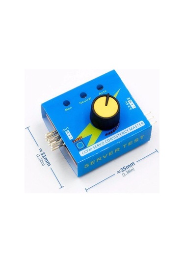 Devredünyası-Servo Motor Hız Kontrol Servo Test Cihazı Esc Tester - 3 Kanal