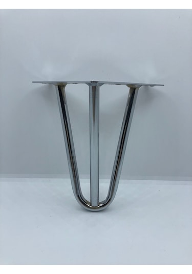 Metal, 15 12 12cm Krom Koltuk,dolap,baza, Mobilya Ayağı 4 Adet