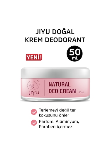 Jiyu Ter Kokusu Önleyici Doğal Krem Deodorant 50 ML