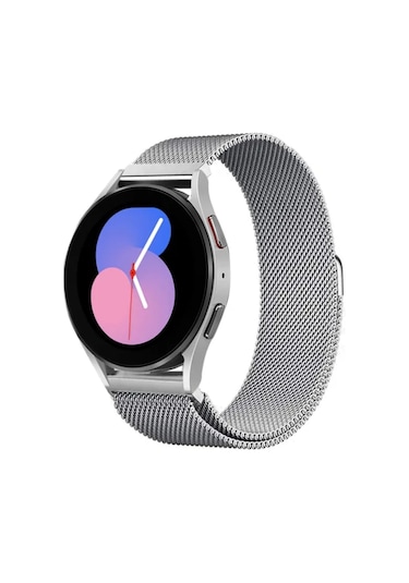 Huawei Watch Gt3 Pro 46mm Uyumlu Mıknatıslı Metal Hasır Kordon