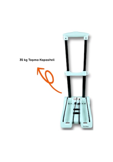 35 Kg Taşıma Kapasiteli, Yeşil Katlanır Çek Çek