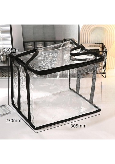 Trendooze Kitap Düzenleyici Toz Geçirmez Taşınabilir Siyah Siyah