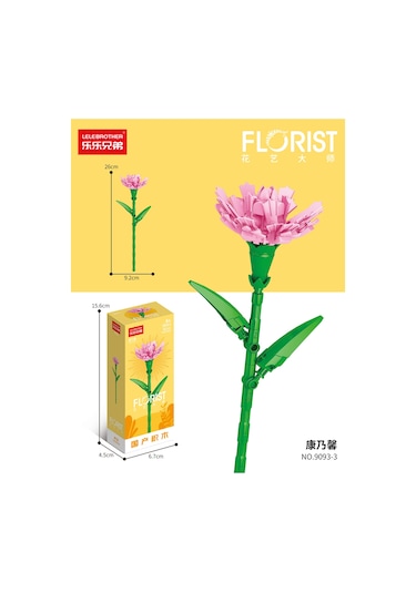 Lele Brother Florist Lego Yapı Blokları Bitki Çiçek Serisi