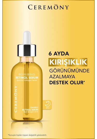 Ceremony Retinol Onarıcı Cilt Bakım Serumu 30 ML