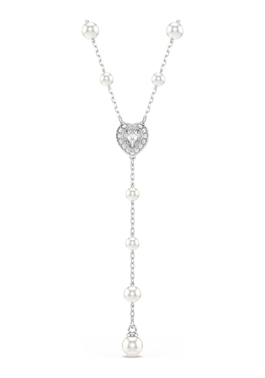 5720855 Swarovski Kolye Ss25 Capsule:necklace Prl T Cry/rhs Metal