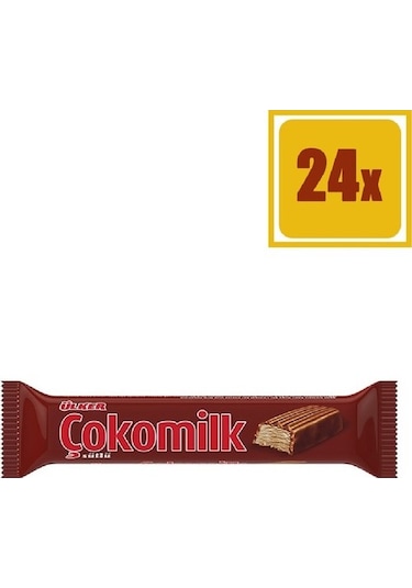 Ülker Çokomilk Sütlü Çikolata 24 gr 24'Lü Set