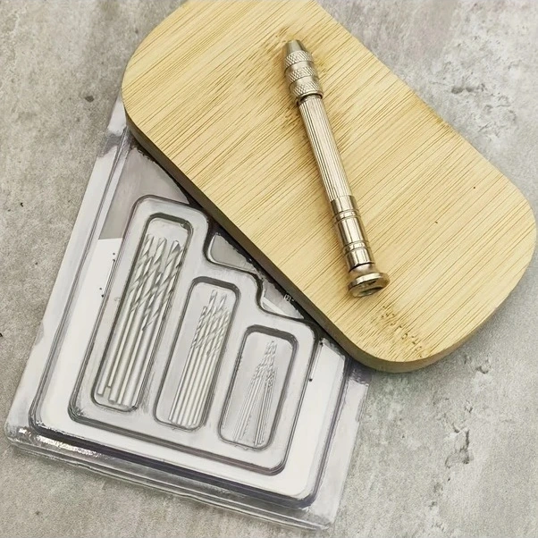 Trendooze Sunshine022 Ayarlanabilir Hız Manuel Mikro Matkap 25 Parça Uç Seti Delik Açma Aleti