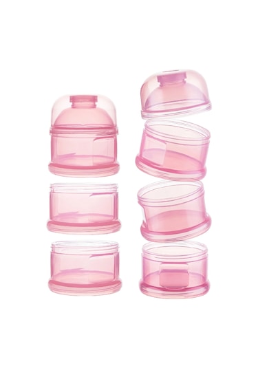 Babyjem Katlı Toz Mama Kabı Pembe