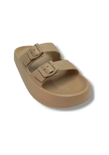 Akınalbella Akınal E282.m.0000-26 Eva Çift Bant Anatomik Erkek Terlik Camel