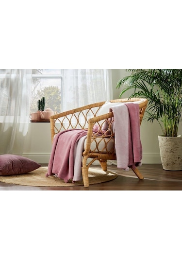 Özdilek Pamuklu Colourist Ponponlu Kişilik Battaniye