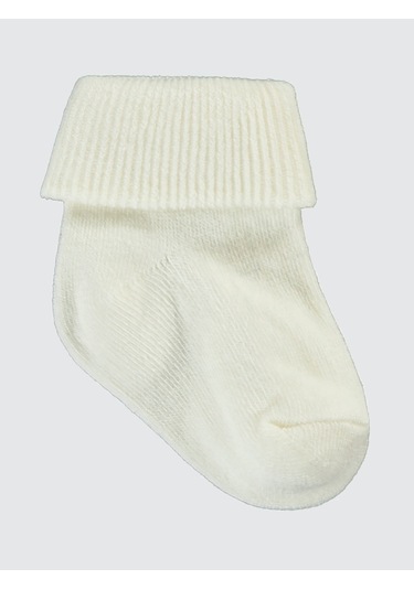 Civil Baby Kız Bebek 3'lü Çorap Set 0-24 Ay Pudra Pudra