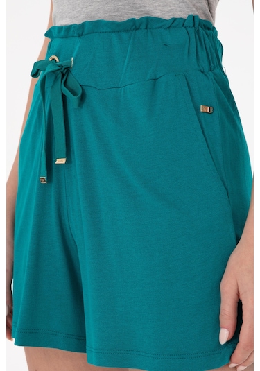 U.s. Polo Assn. Kadın Koyu Yeşil Şort Örme 50285884-vr101 Koyu Yeşil