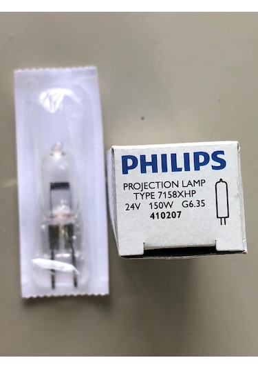 Phılıps 5 Adet 7158xhp 24v 150w G6,35 Halojen Lamba